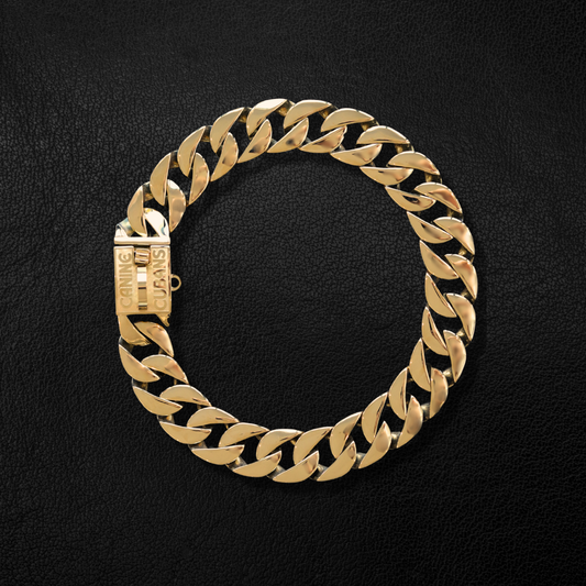 25mm Gold Mid & Mighty Chain - Canine Cubans
