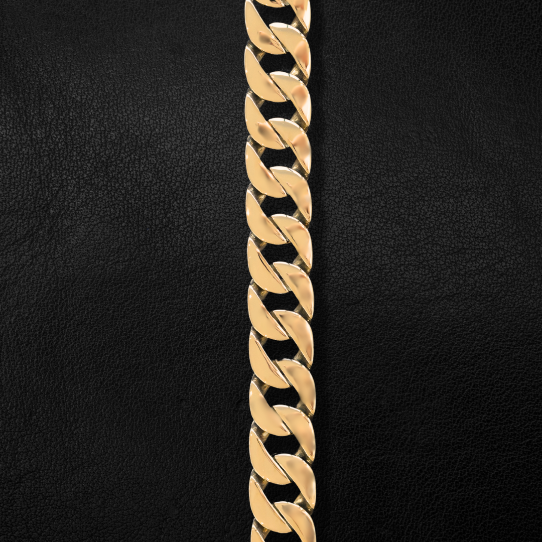 25mm Gold Mid & Mighty Chain - Canine Cubans