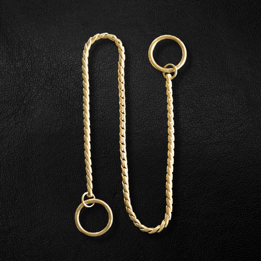 Gold Slip Collar - Canine Cubans